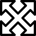 Arrow,Zoom,Ui,Essential,Expand icon
